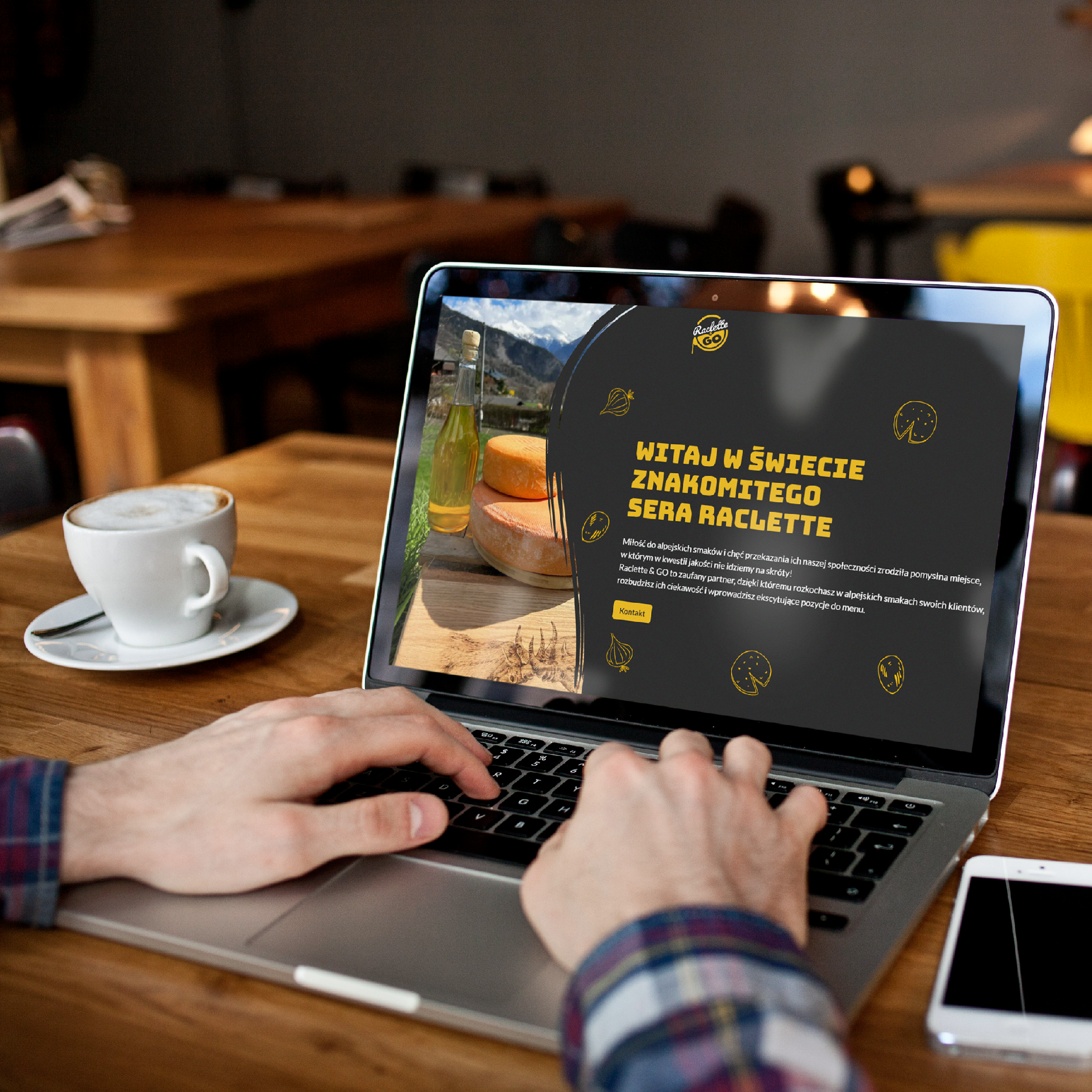 Mockup Ordinateur Site raclette&go